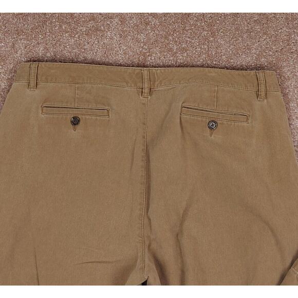 Eddie Bauer Women's Size 18 Beige Khaki Wide Leg Cotton Jean Pant High Rise - Picture 11 of 12